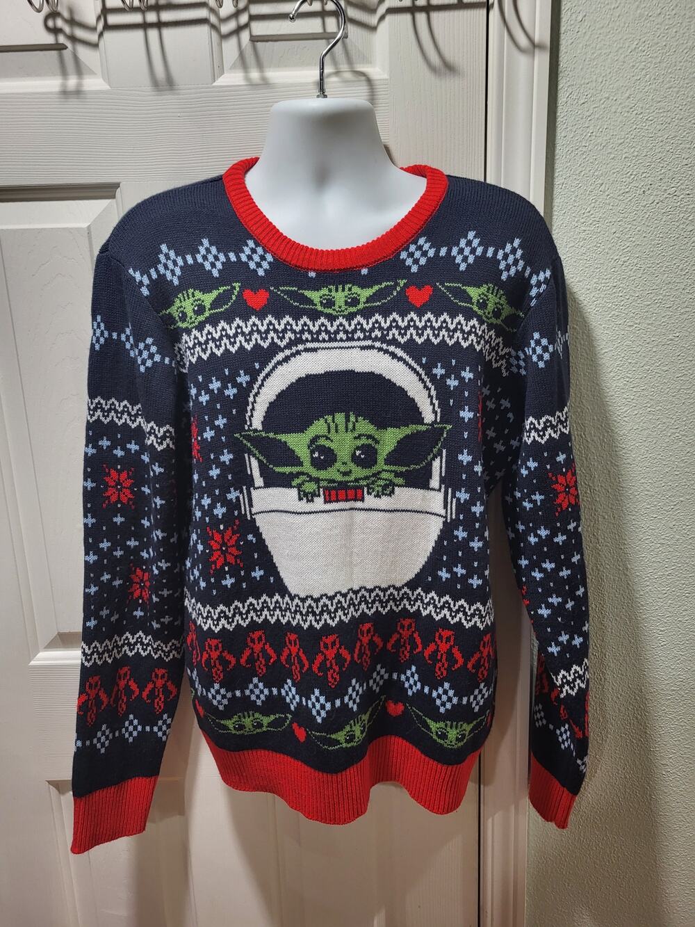 Star Wars Geeknet Mandalorian Grogu Christmas Sweater